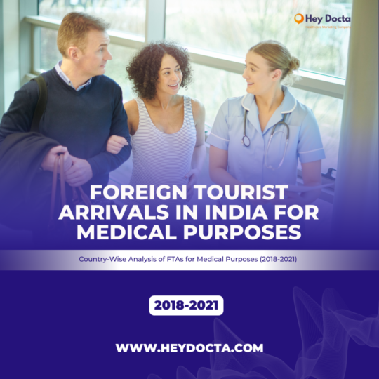 Foreign Tourist Arrivals in India for Medical Purposes