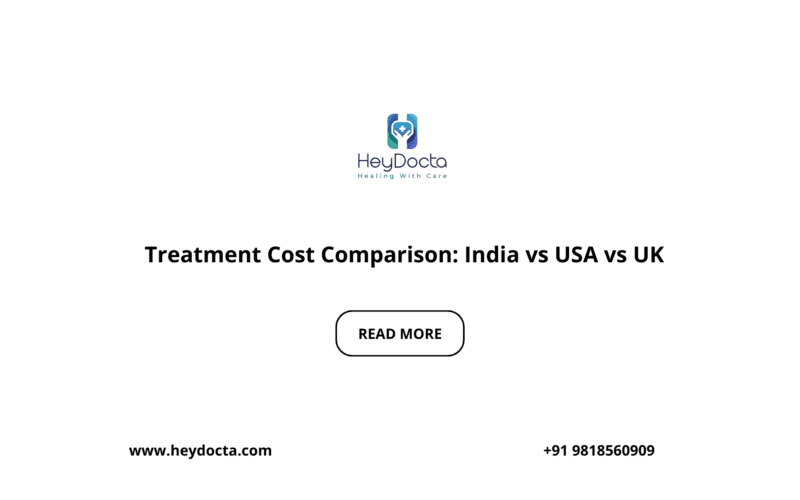 Treatment Cost Comparison: India vs USA vs UK