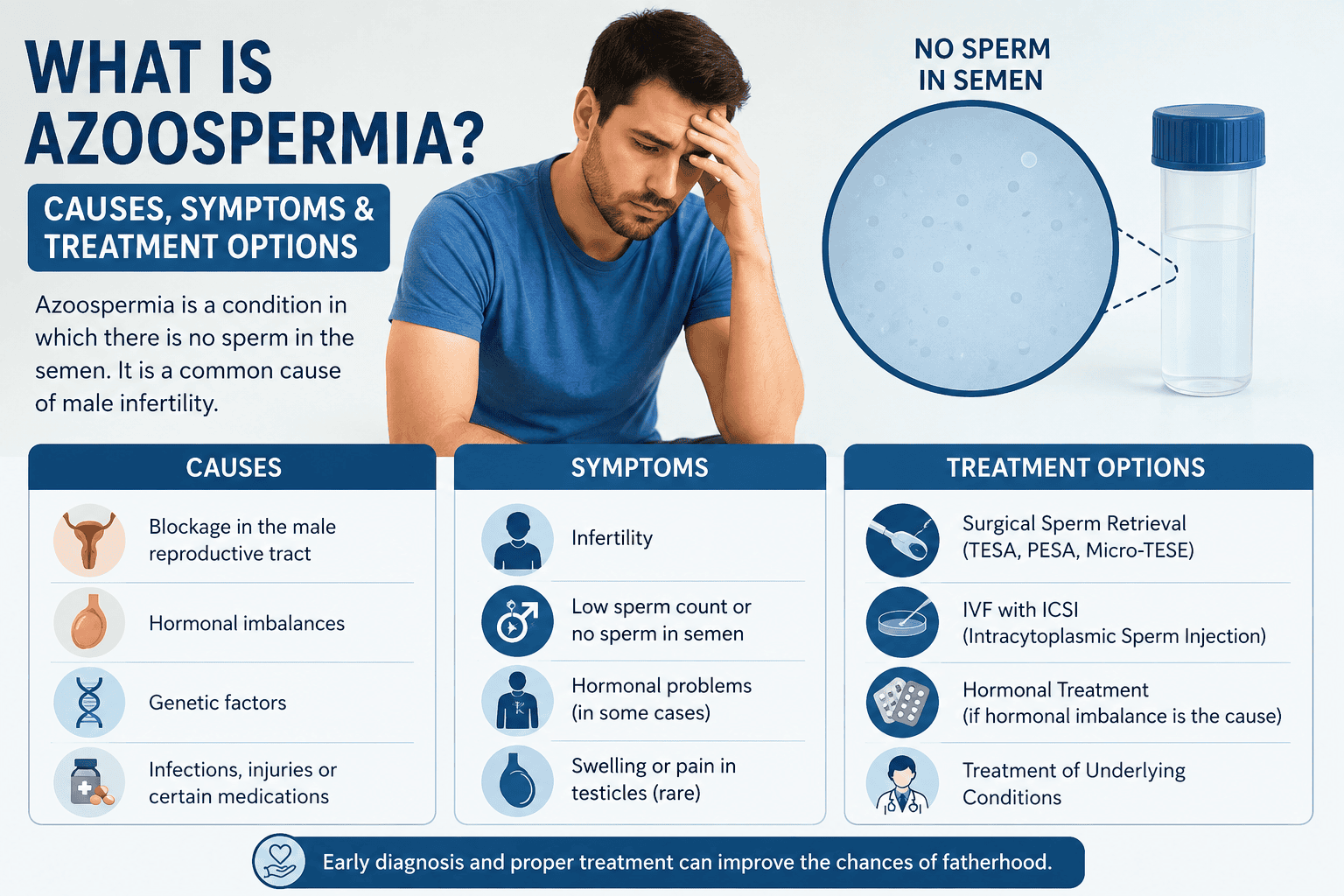 What is Azoospermia? Causes and Treatment