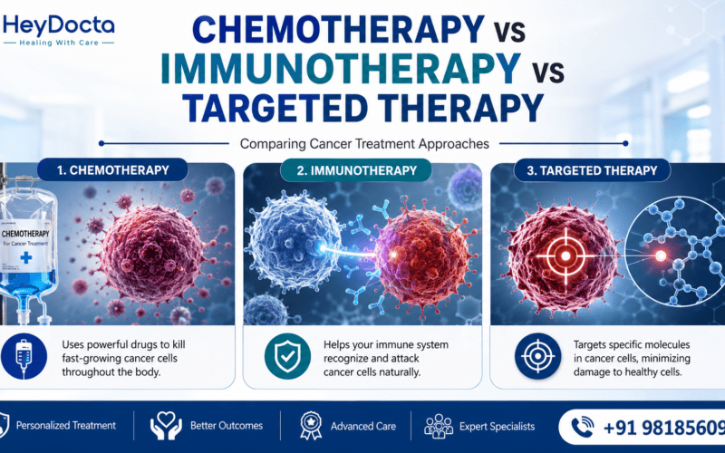 Chemotherapy vs Immunotherapy vs Targeted Therapy