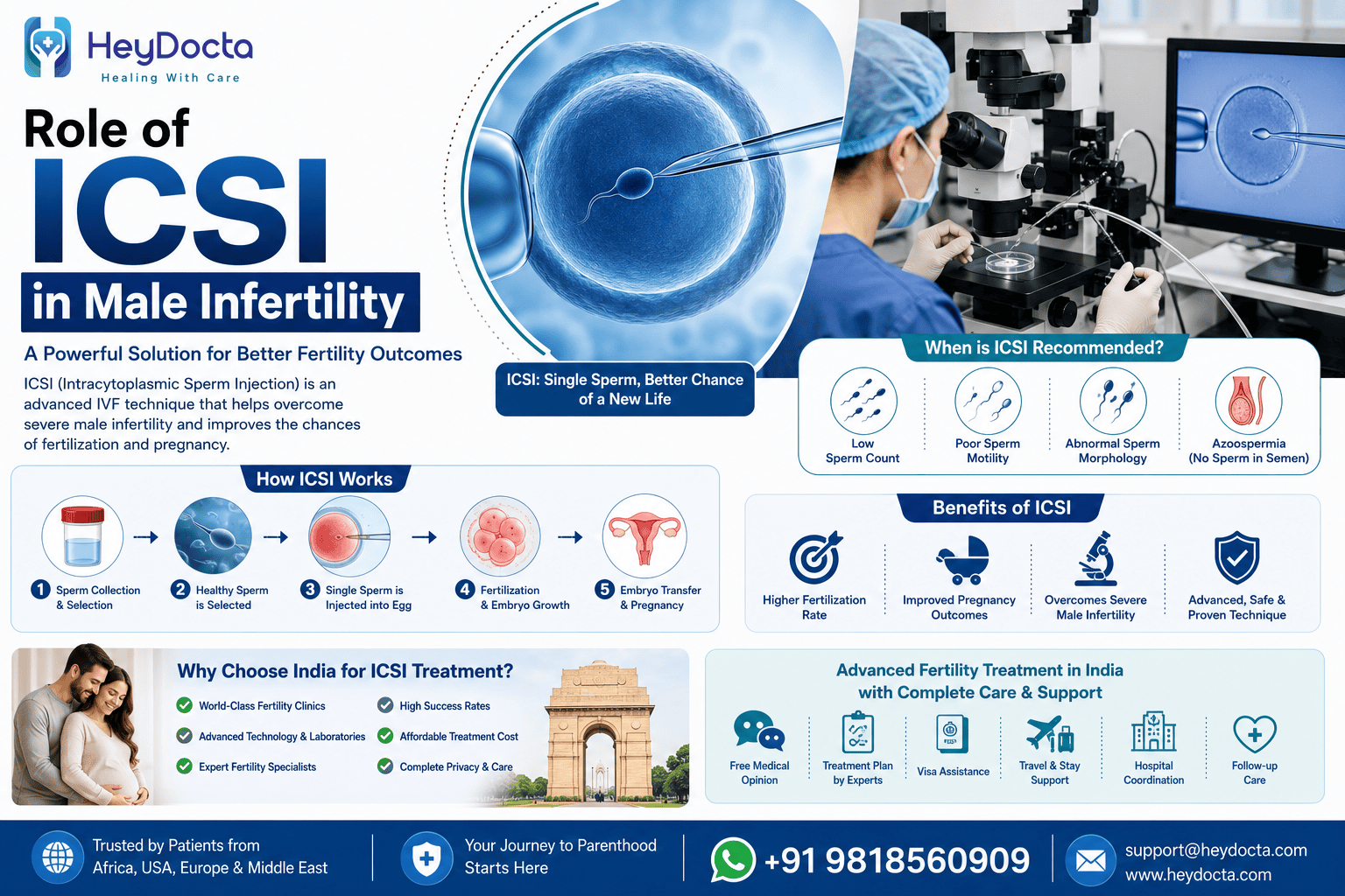 Role of ICSI in Male Infertility