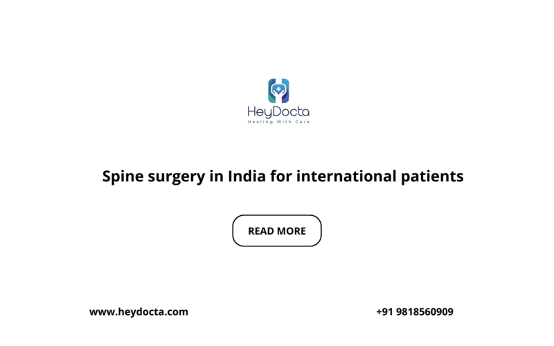 Spine surgery in India for international patients