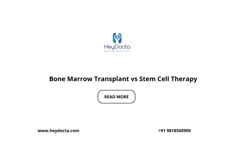 Bone Marrow Transplant vs Stem Cell Therapy