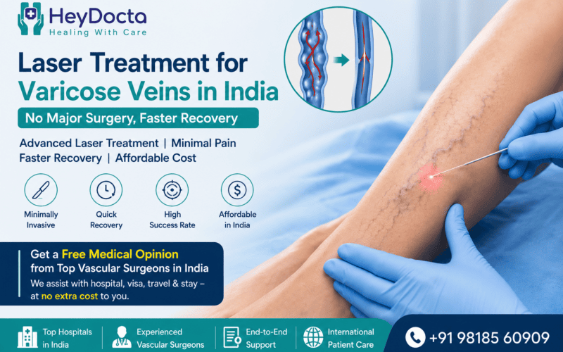 Laser Treatment for Varicose Veins in India, No Major Surgery, Faster Recovery