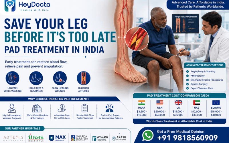 Save Your Leg Before It’s Too Late – PAD Treatment in India