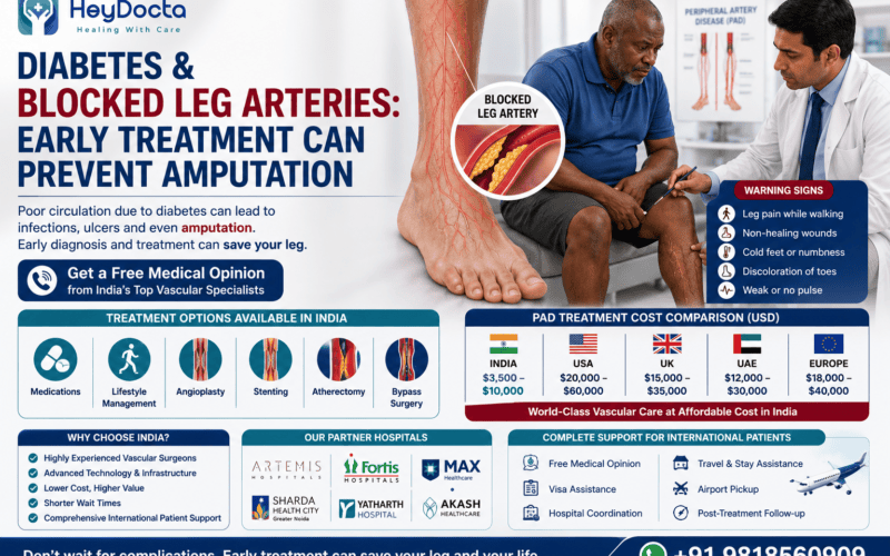 Diabetes & Blocked Leg Arteries: Early Treatment Can Prevent Amputation