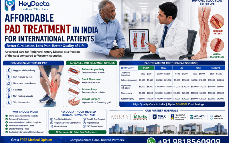 Affordable PAD Treatment in India