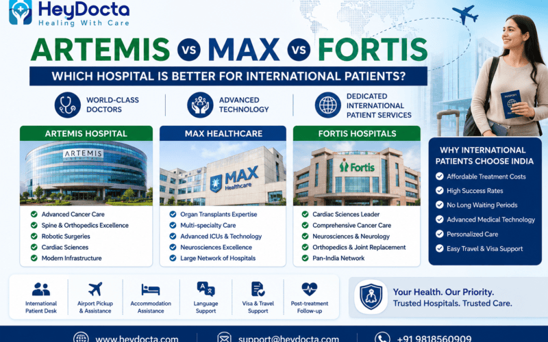 Artemis vs Max vs Fortis: Which Hospital is Better for International Patients in India?