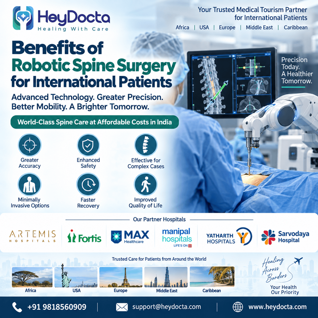 Benefits of Robotic Spine Surgery for International Patients