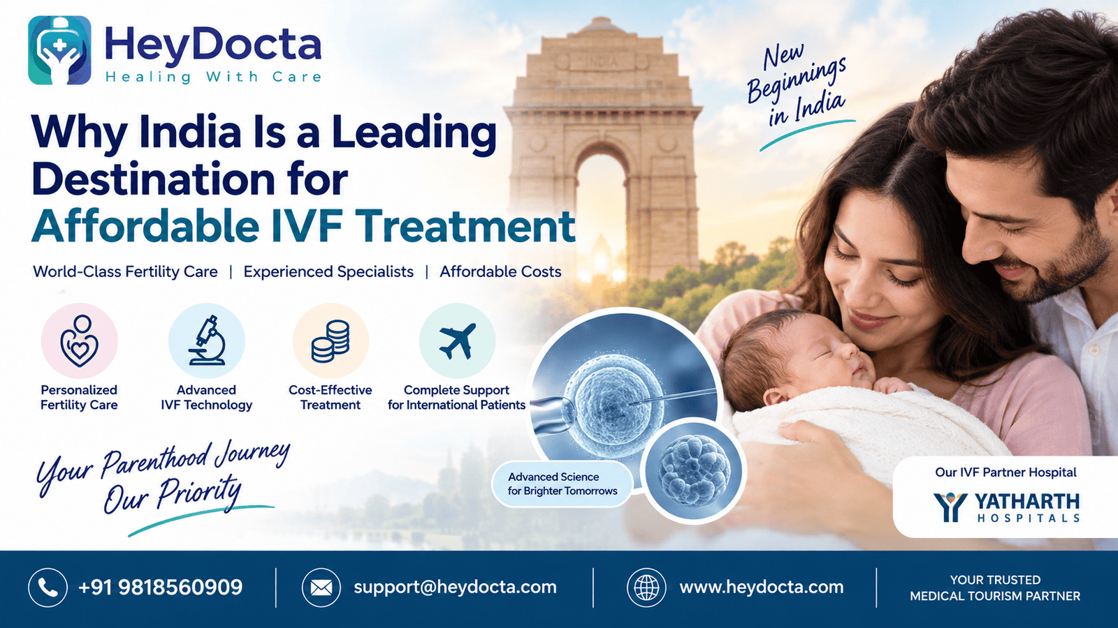 Why India Is a Leading Destination for Affordable IVF Treatment