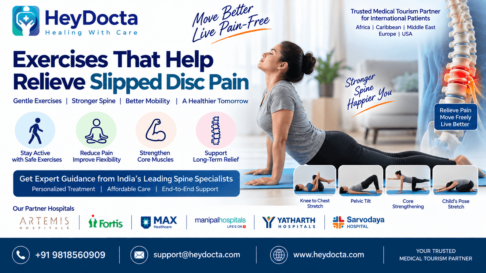 Exercises That Help Relieve Slipped Disc Pain