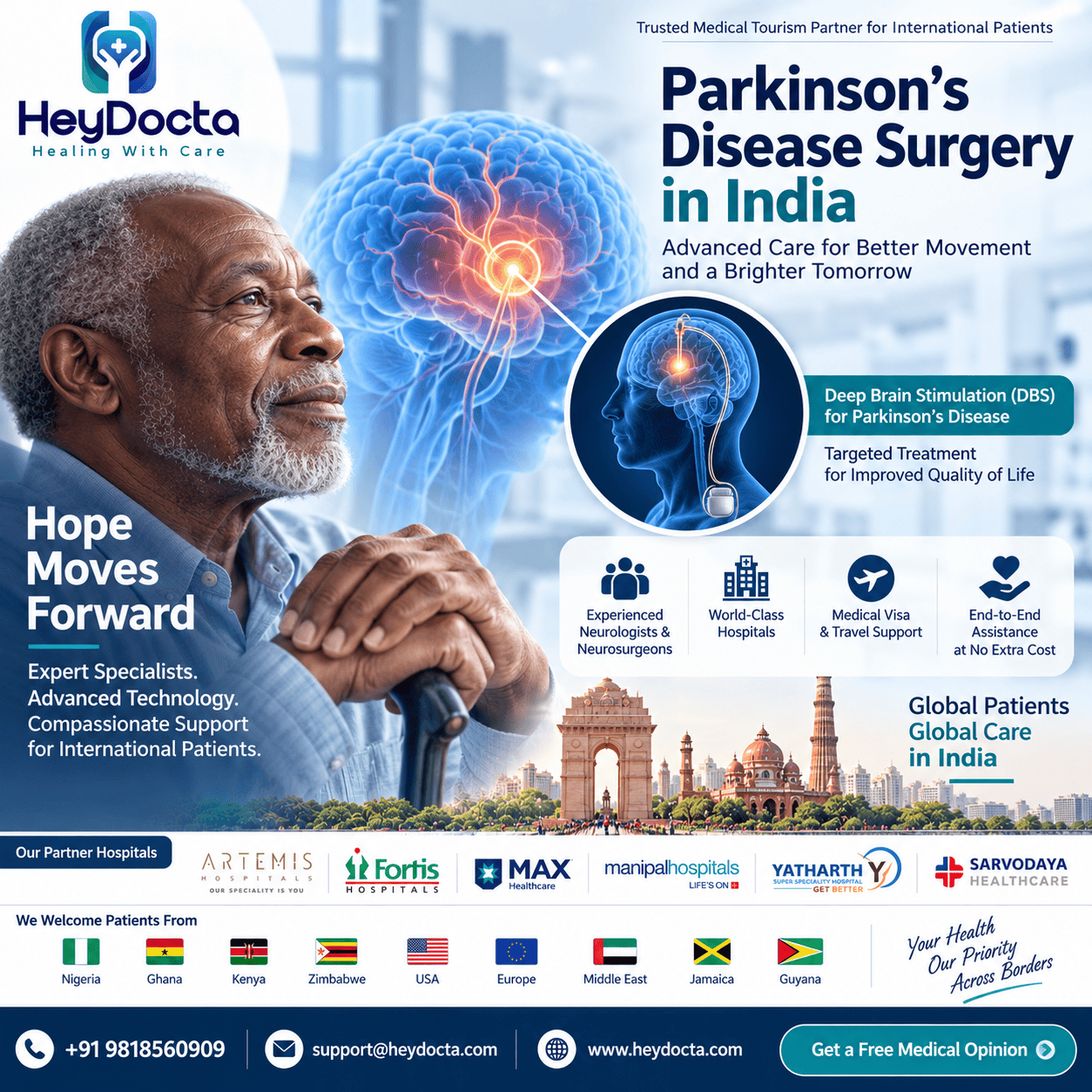Parkinson’s Disease Surgery Cost in India