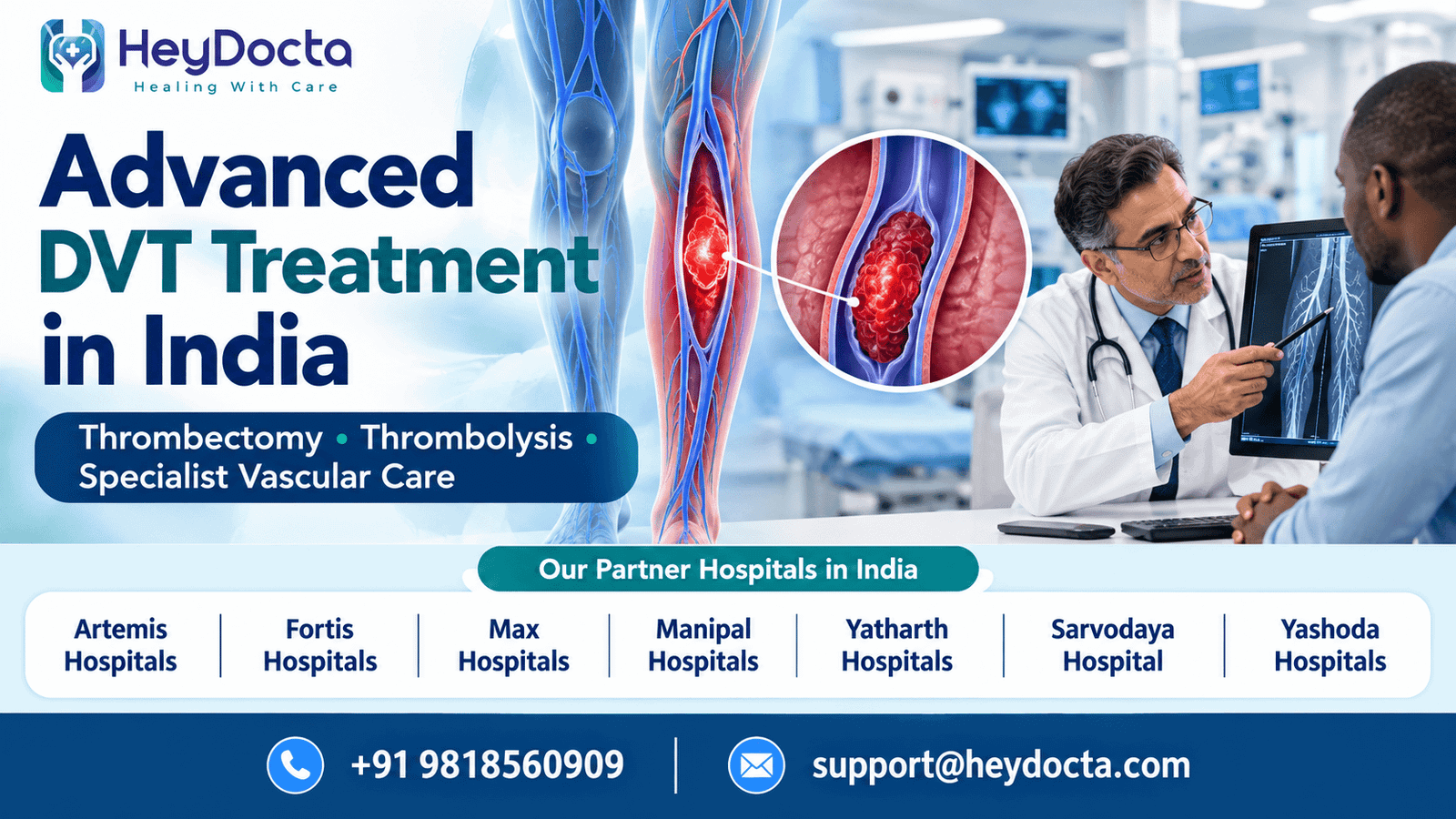 Advanced DVT Treatment in India