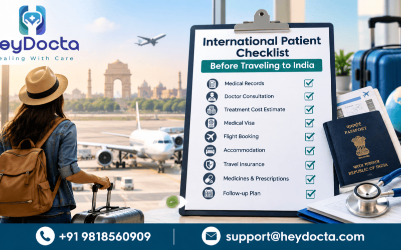 International Patient Checklist Before Traveling to India