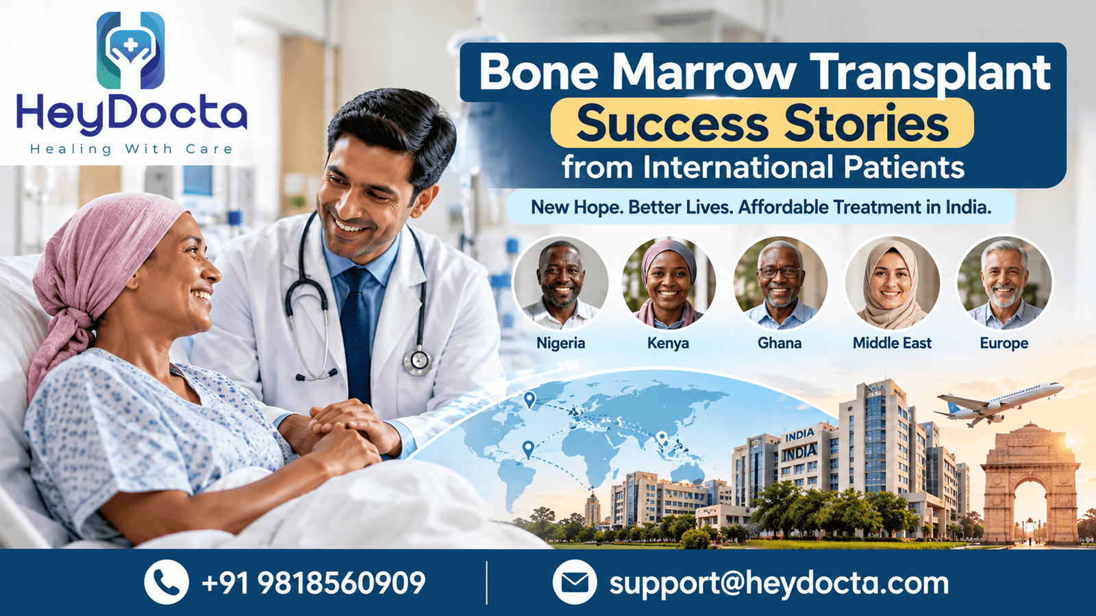 Bone Marrow Transplant Success Stories from International Patients