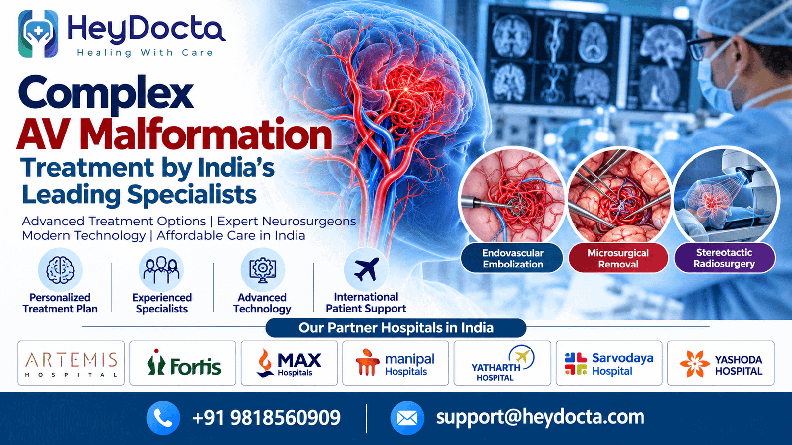 Complex AV Malformation Treatment in India