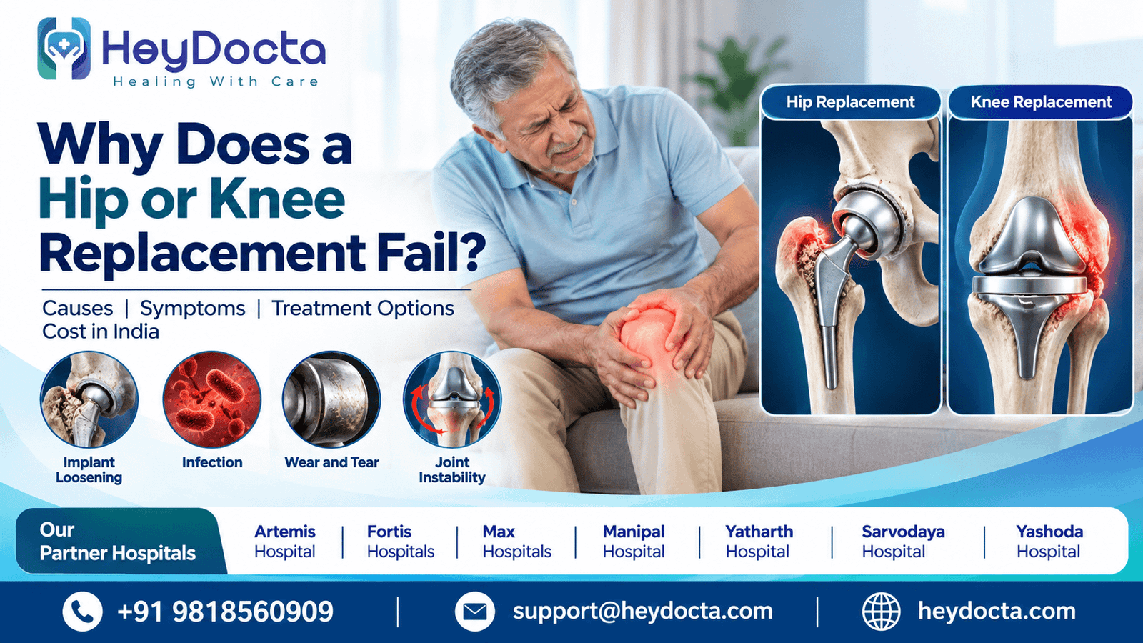 Why Does a Hip or Knee Replacement Fail?