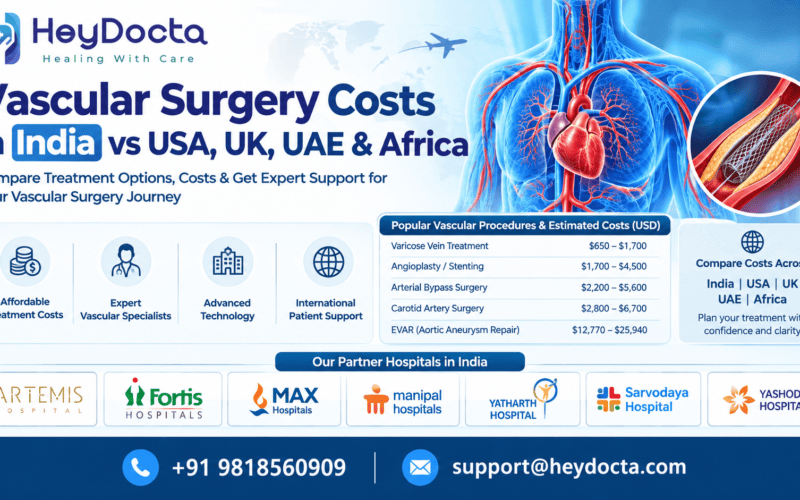 Vascular Surgery Costs in India vs USA, UK, UAE & Africa